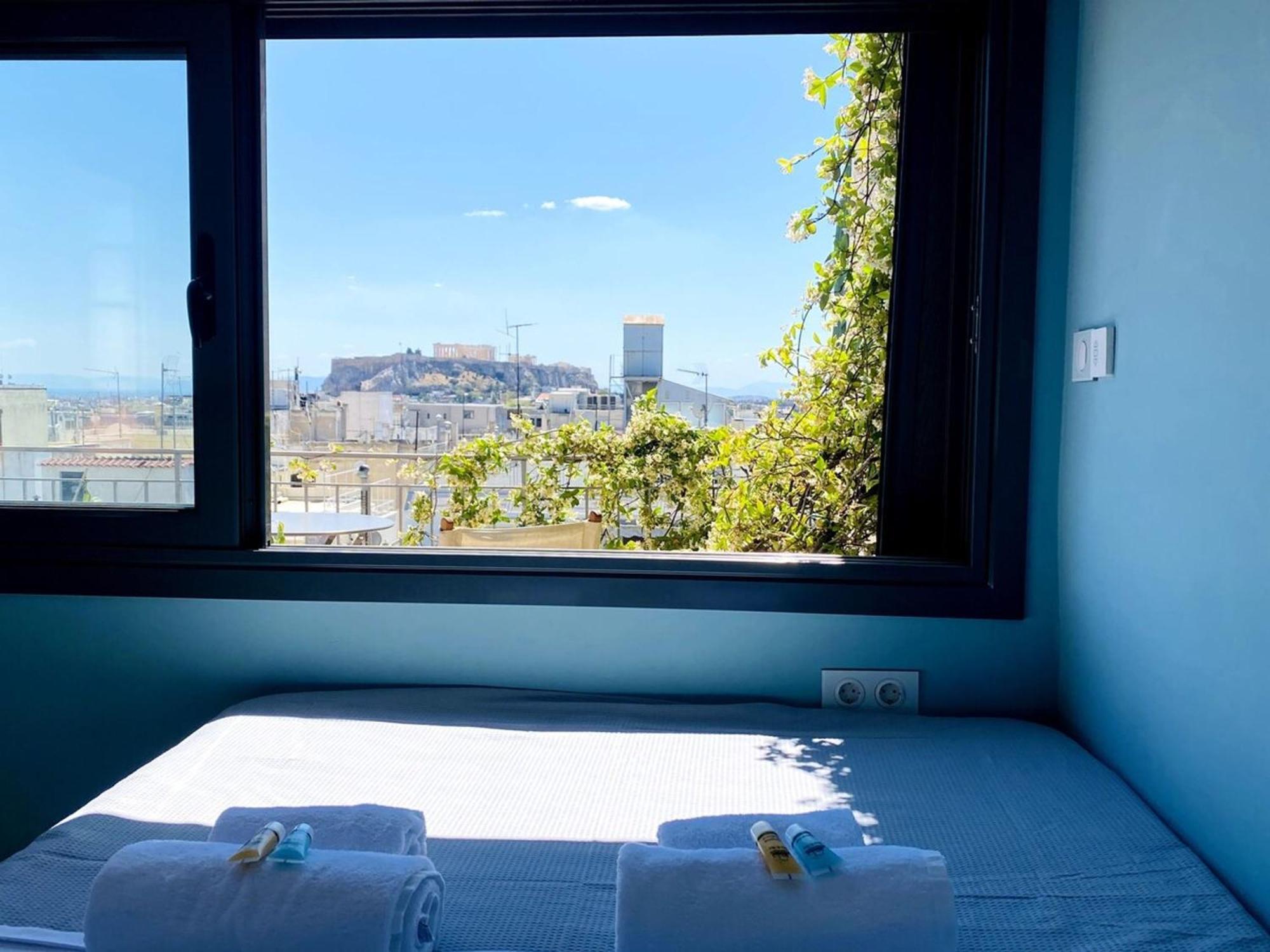 200Mbps Wifi - Penthouse With Acropolis View Lägenhet Aten Exteriör bild